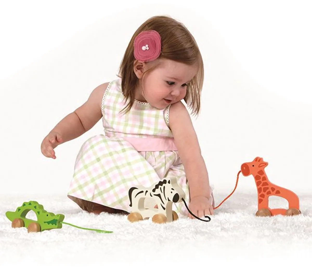 Hape Nachzieh-Giraffe - 1 Stuk - Multicolor