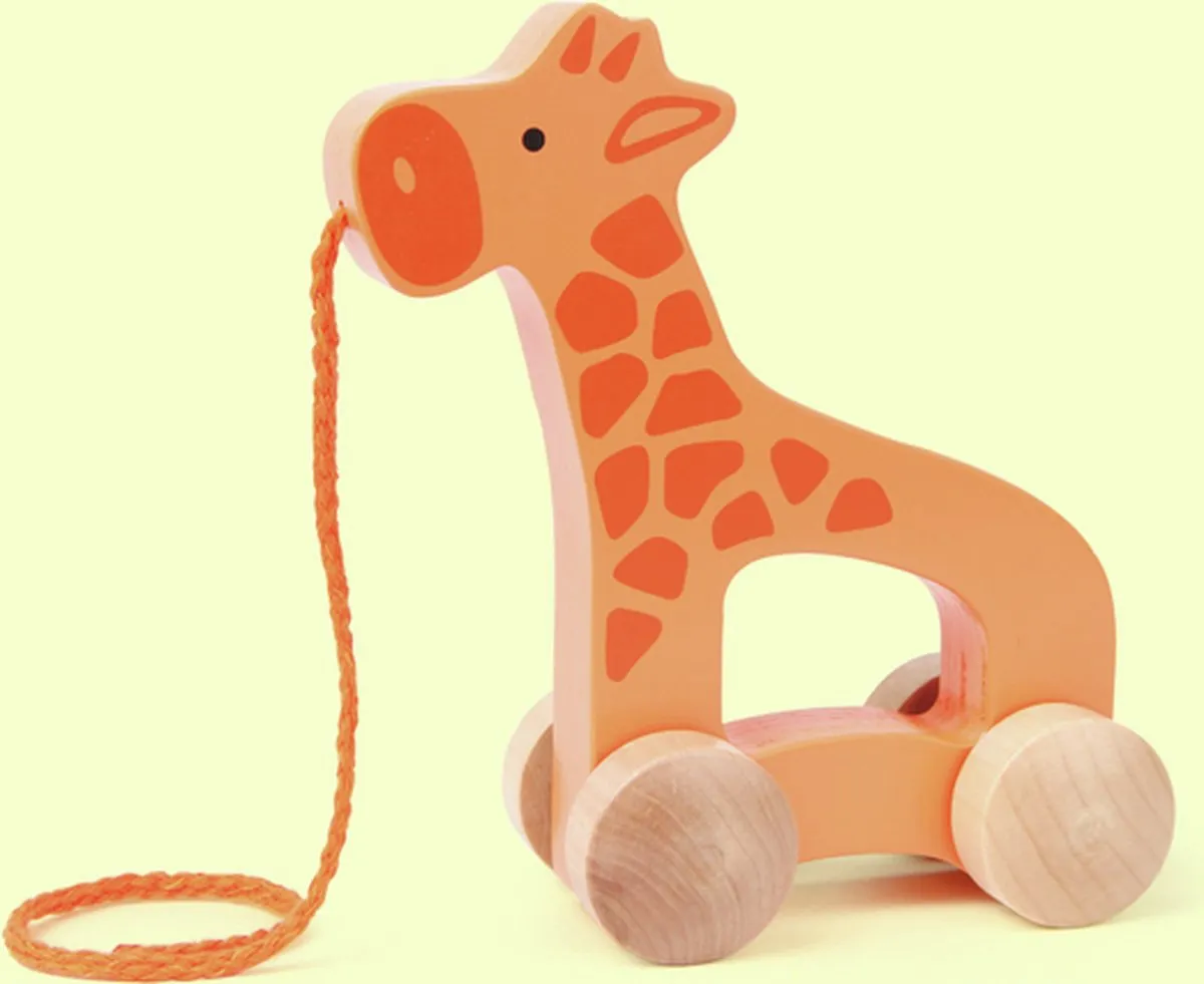 Hape Nachzieh-Giraffe - 1 Stuk - Multicolor