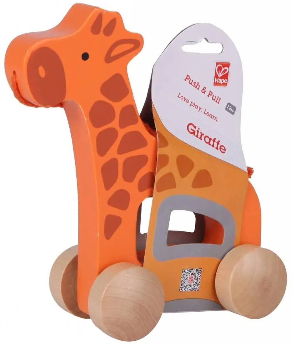Hape Nachzieh-Giraffe - 1 Stuk - Multicolor