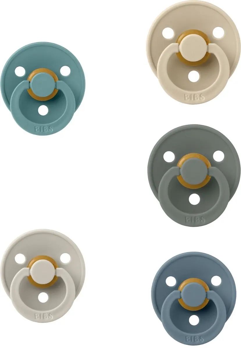 BIBS Fopspeen Set 5 Stuks