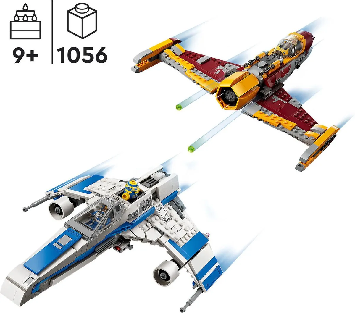 LEGO Star Wars New Republic E-wing vs. Shin Hati's Starfighter 75364 - 1056 Stukken - afbeelding 6 van 6