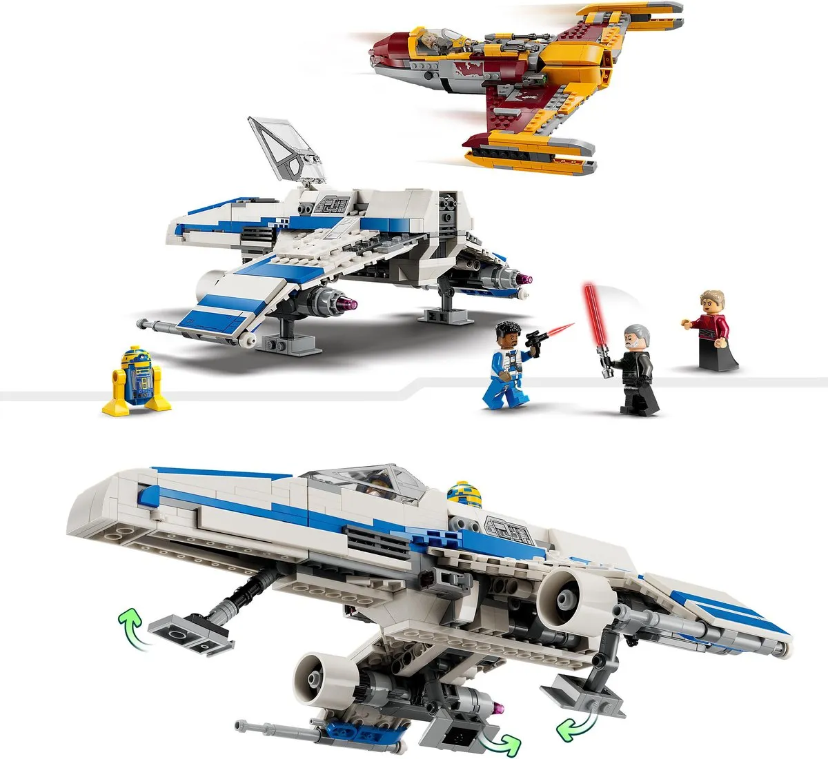 LEGO Star Wars New Republic E-wing vs. Shin Hati's Starfighter 75364 - 1056 Stukken