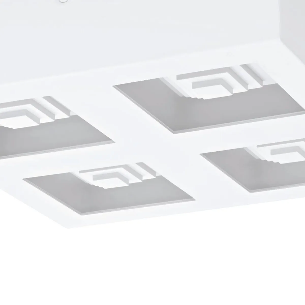 Eglo Ferreros Plafondlamp LED 27cm - 4 Lichtpunten - Warm Wit