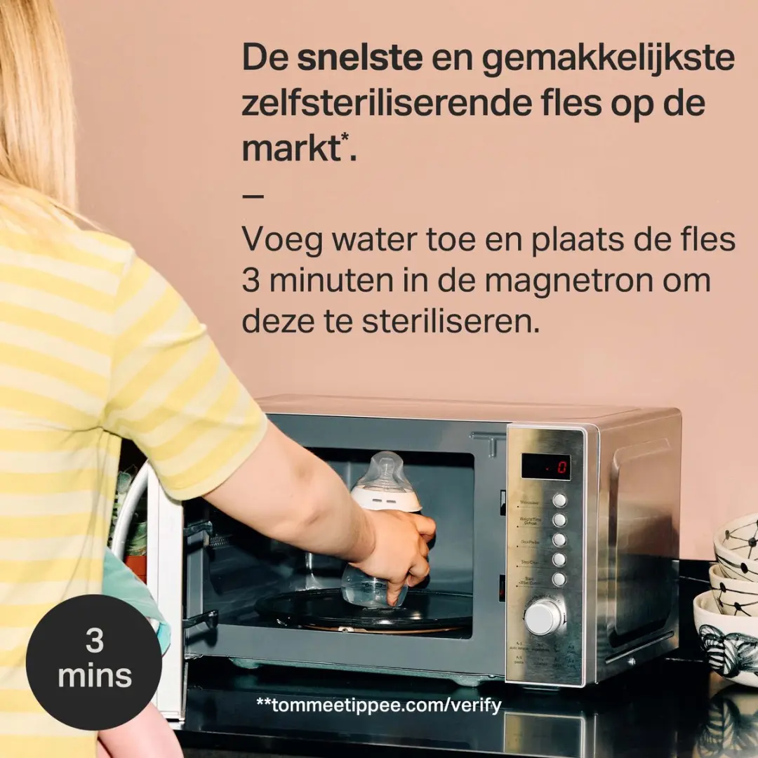 Tommee Tippee Natural Start Babyflessen 260ml - 6 Stuks - Doorzichtig
