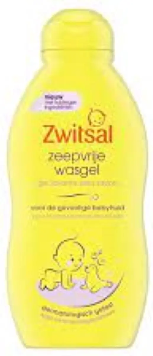 Zwitsal Zeepvrije Wasgel 600ml - 3 Stuks