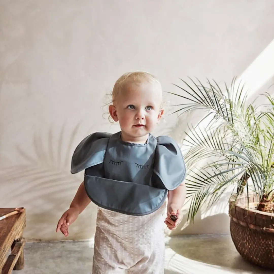 Elodie Humble Hugo Slabbetjes Blauw Olifant