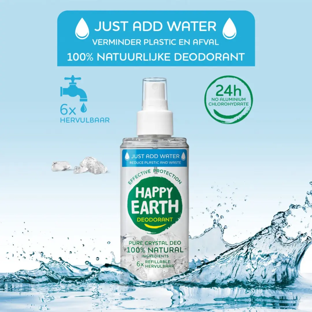 Happy Earth Just Add Water Deodorant Spray 100ml
