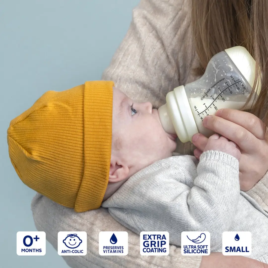Difrax Wide S Babyfles 200ml - Wit