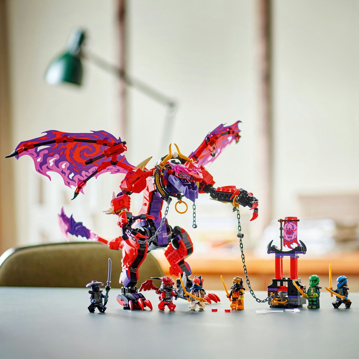 LEGO® NINJAGO® Bliksemtand Draak van Chaos - Ninjaset - 71832