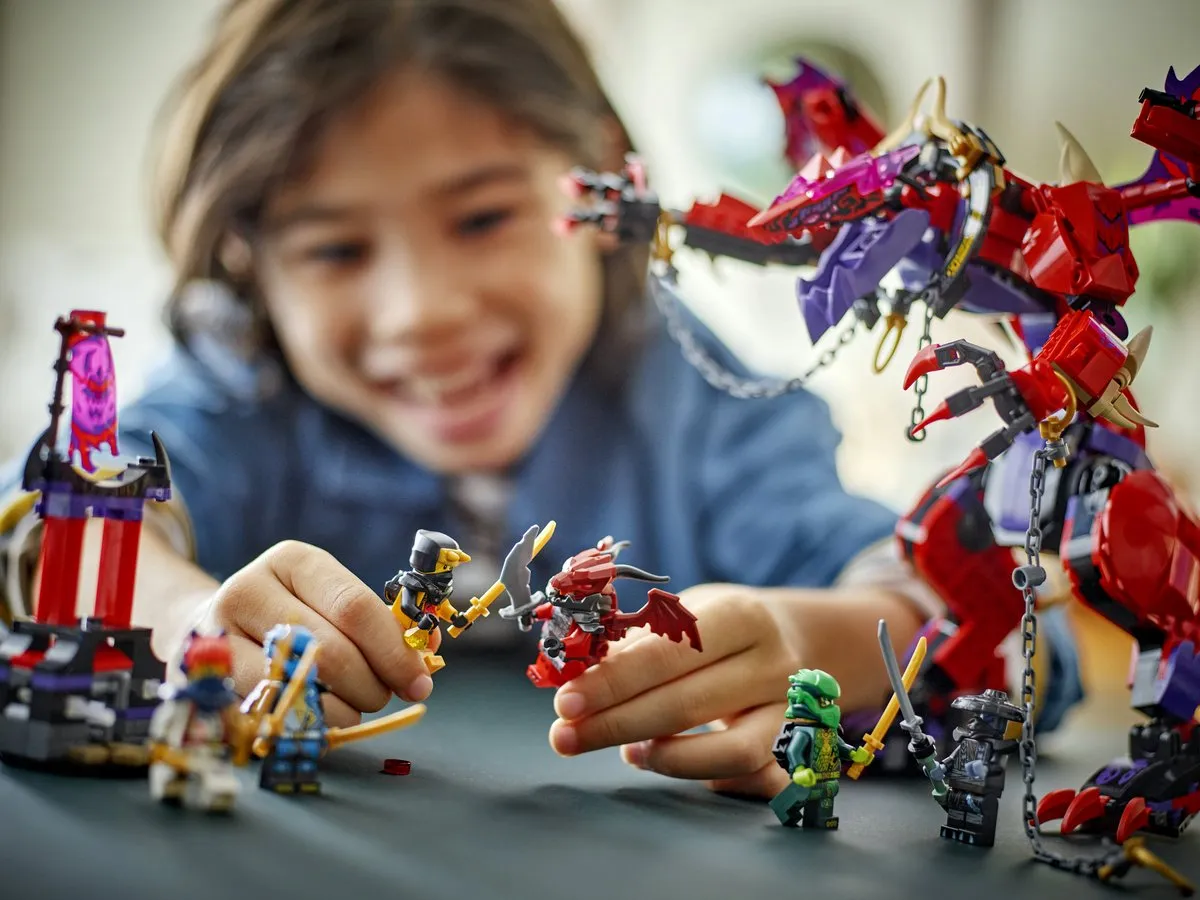 LEGO Ninjago Bliksemtand Draak van Chaos 71832 - 668 Stukken