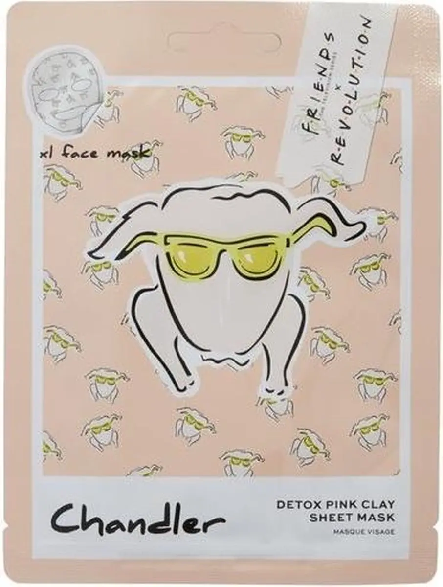 Makeup Revolution Chandler Pink Clay Sheet Mask
