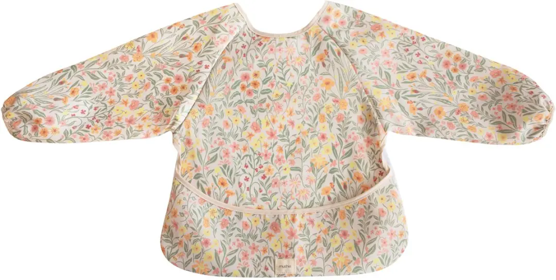 Mushie Slab met Mouwen Pastel Blooms