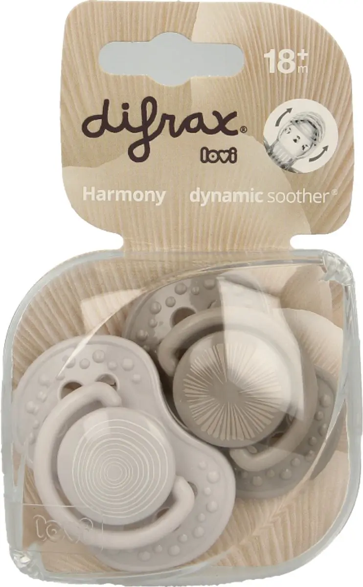 Difrax Lovi Harmony Fopspeen 20+ Maanden
