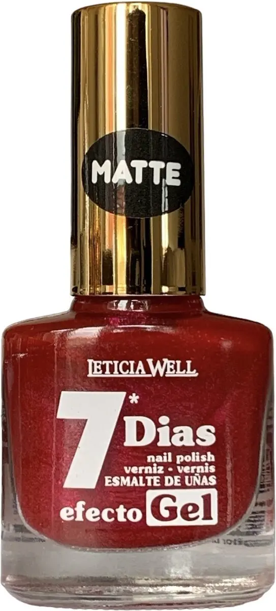LETICIA WELL Nagellak Matte Shimmer Fel Roze 13ml