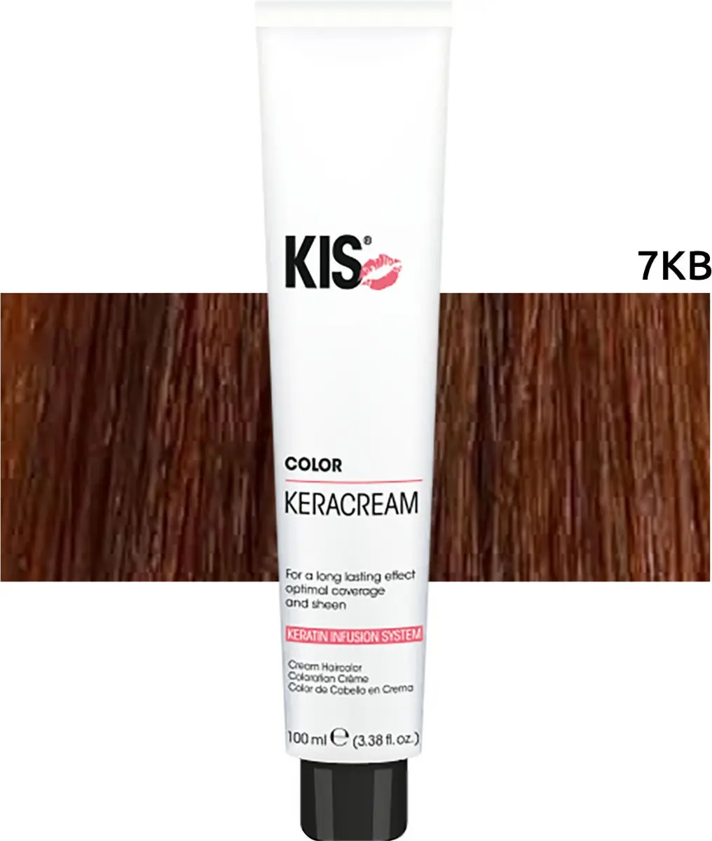 KIS KeraCream Color 7KB 150ml Bruin Permanent