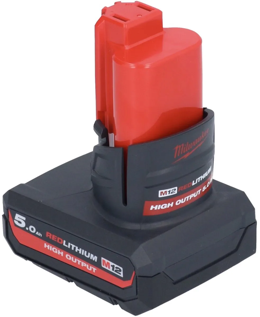 Milwaukee M12 HB5 High Output 5000mAh Accu - 3 Stuks - afbeelding 4 van 5