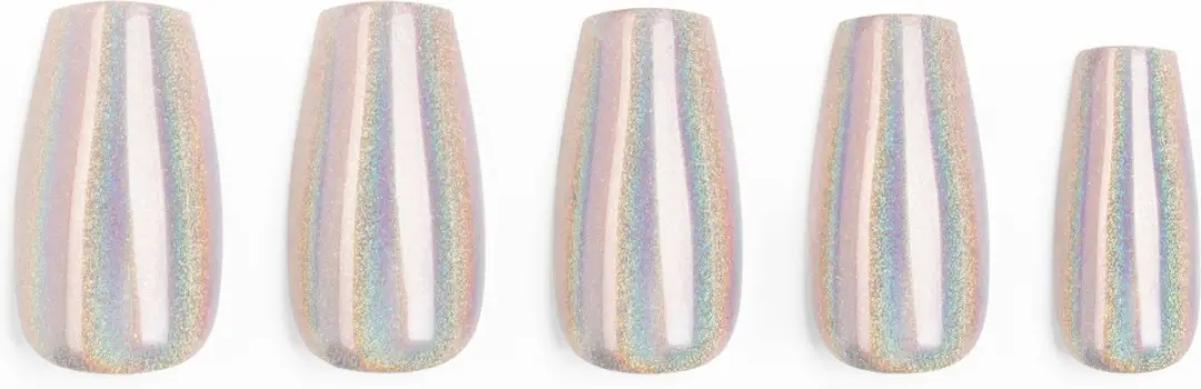 Artistic Nail Design Colourluxe Press On Tips Short Coffin - 30 Stuks