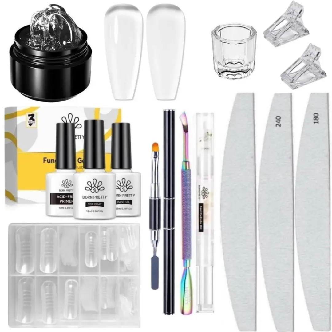 Born Pretty Builder Gel Set NEG14 - 300g - 14 Stuks - afbeelding 6 van 6