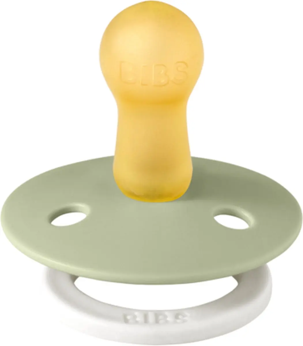 BIBS Sage Glow Glow-in-the-Dark Speen Maat 2 - 6-18 maanden