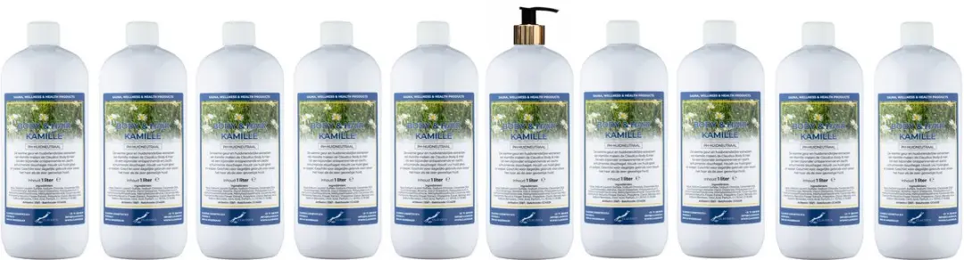 Splashbox Cosmetics Body & Hair Kamille 1L - 20 Stuks (10x2)