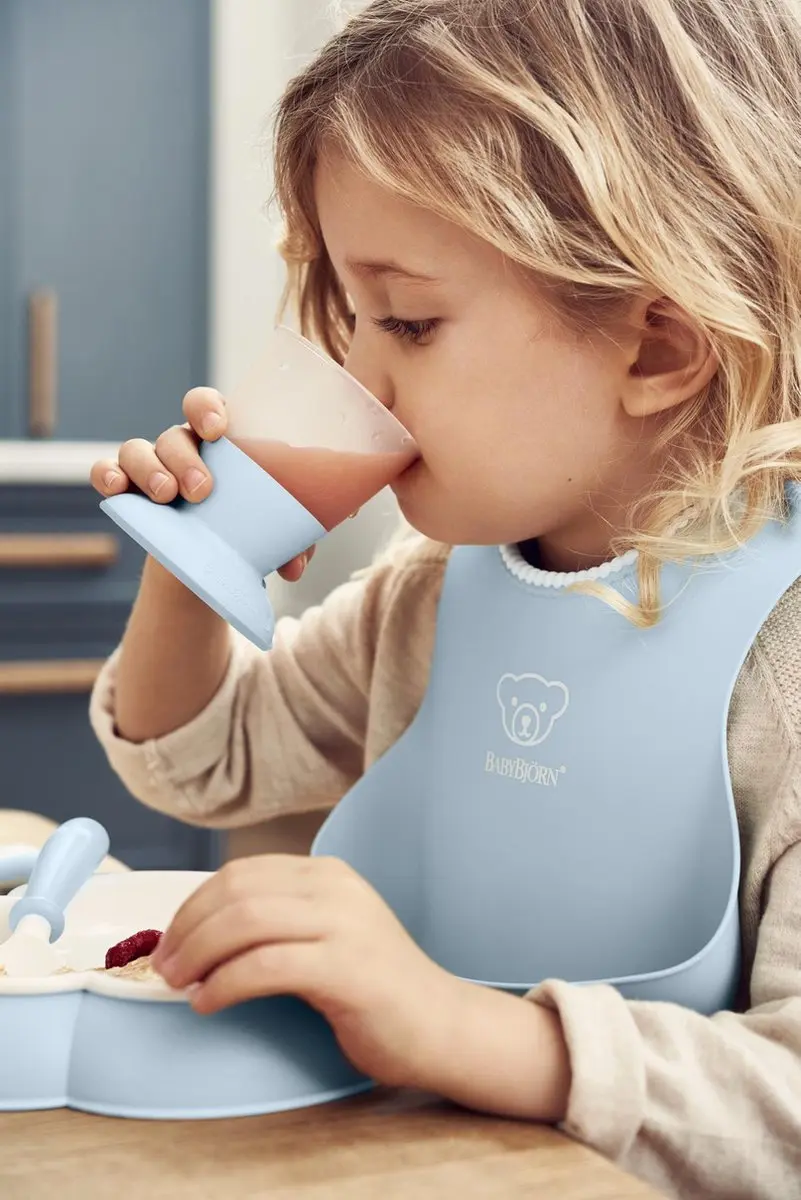 BabyBjörn Baby Serviesset 070067 - 5-delig - Pastelblauw