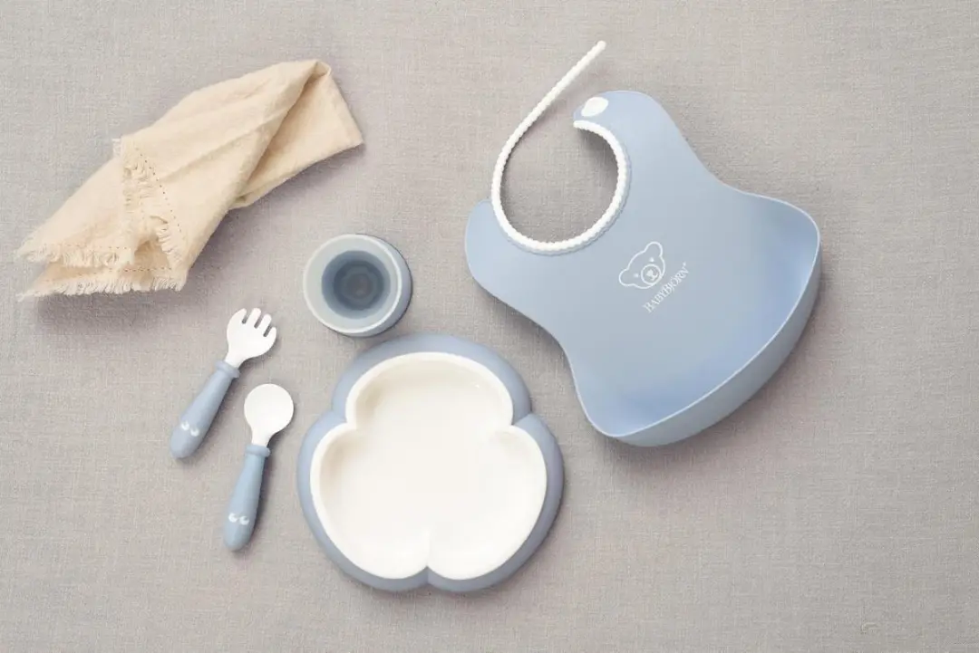 BabyBjörn Baby Serviesset 070067 - 5-delig - Pastelblauw
