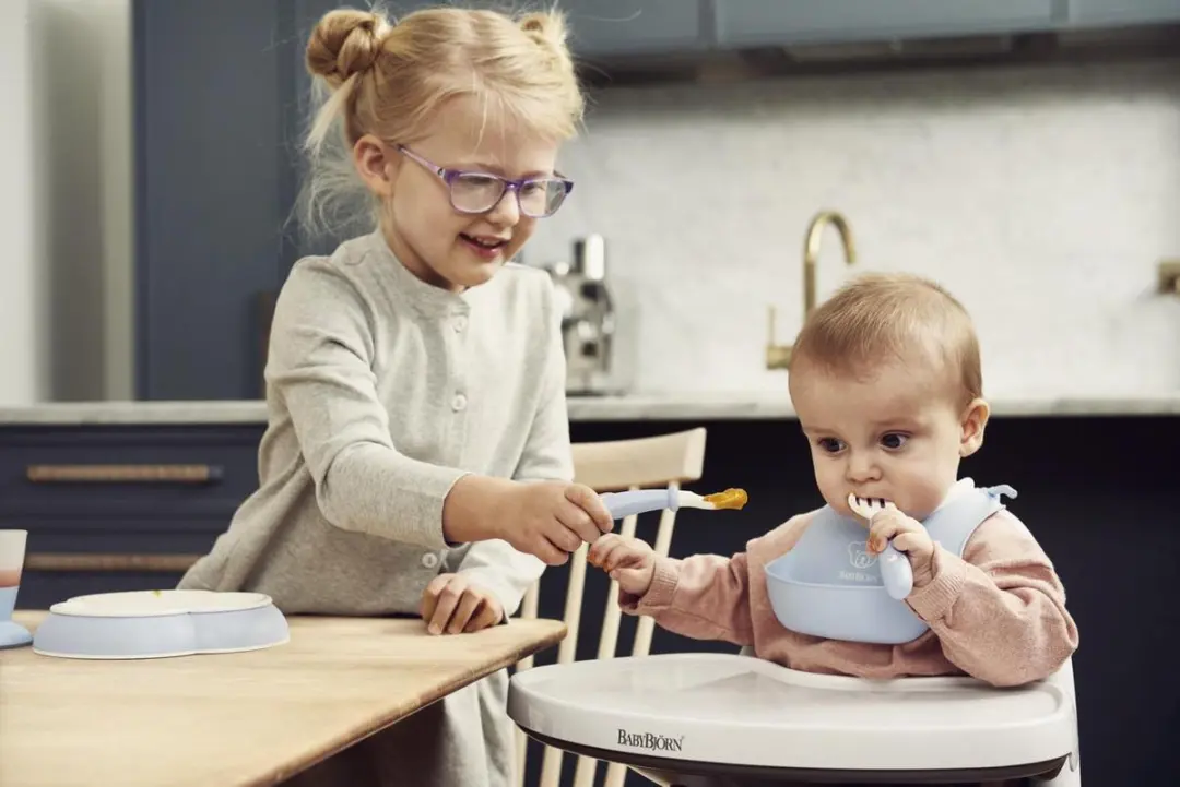 BabyBjörn Baby Serviesset 070067 - 5-delig - Pastelblauw