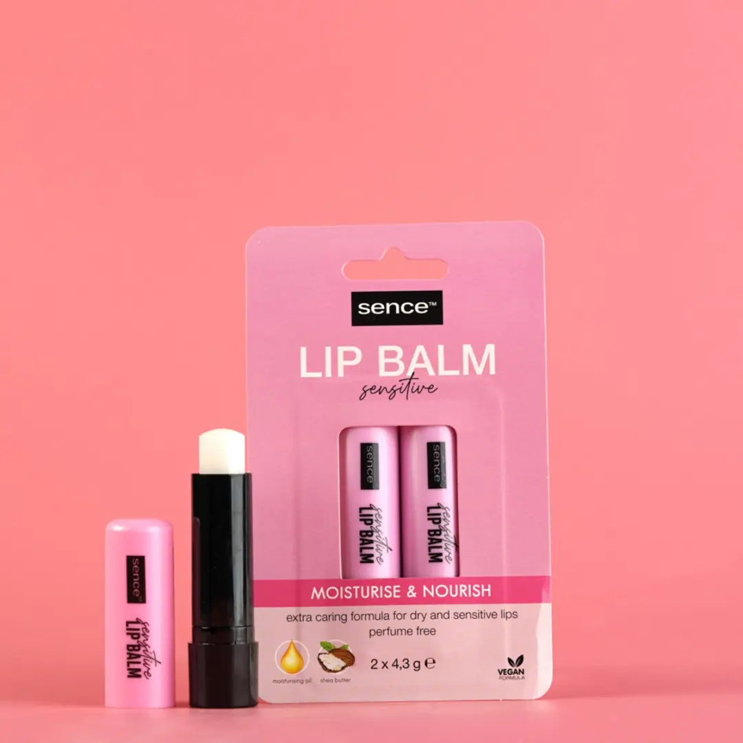 Sence Lippenbalsem Sensitive Pearl Shine - 12 Stuks