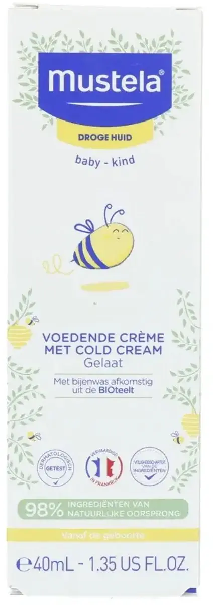 Mustela Baby Gezichtscrème Voedend 40ml