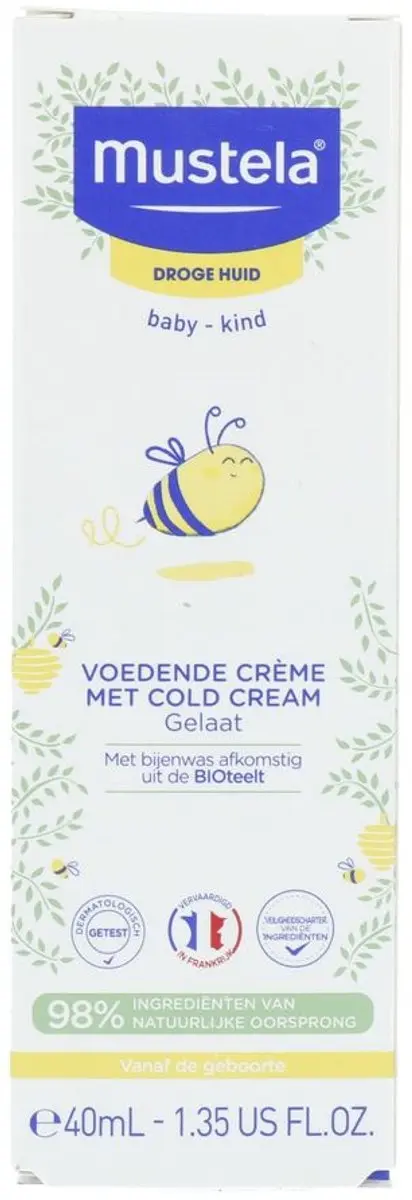 Mustela Baby Gezichtscrème Voedend 40ml
