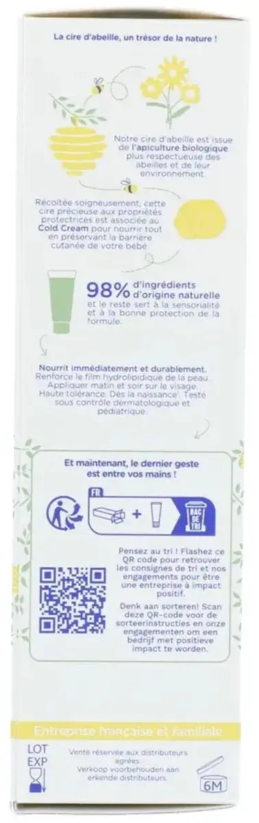 Mustela Baby Gezichtscrème Voedend 40ml