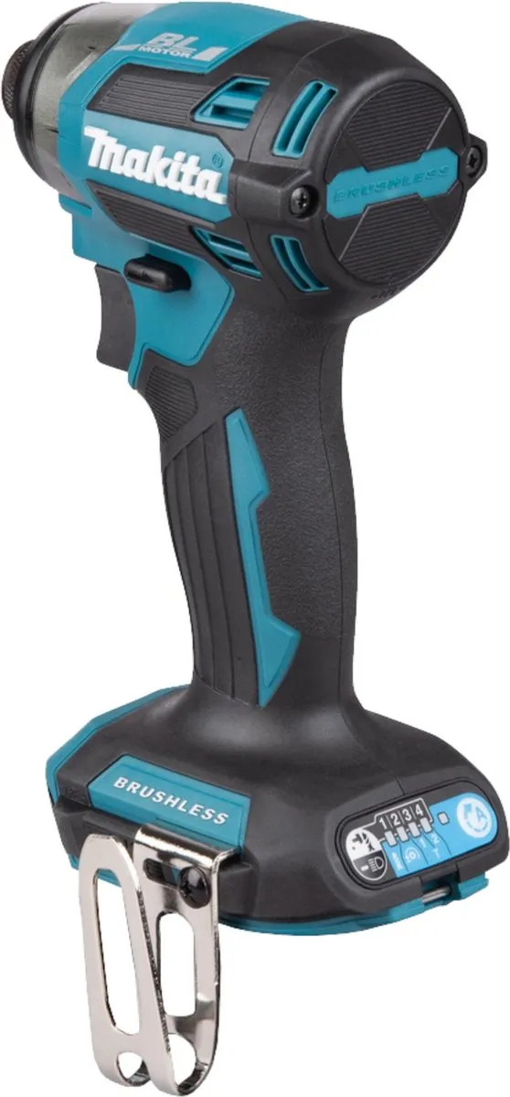 Makita DTD 173 G1J accu slagmoersleutel 18 V 180 Nm 1/4" borstelloos + 1x oplaadbare accu 6.0 Ah + Makpac - zonder oplader