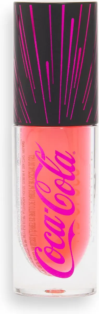 Makeup Revolution x Coca Cola Juicy Lip Gloss Infinity - Peach Pink