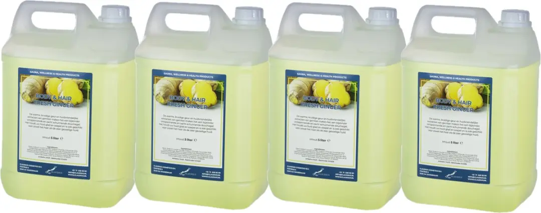 Splashbox Cosmetics Body & Hair Fresh Ginger 5L Navulling