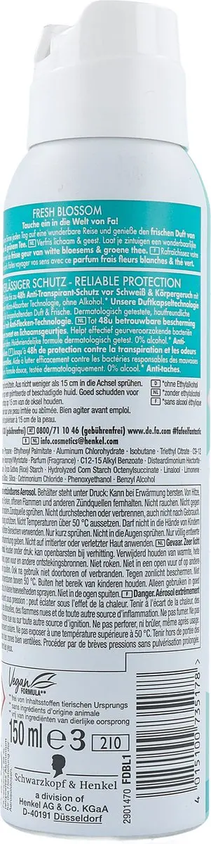 Fa Deodorant Spray Fresh Blossom 150ml