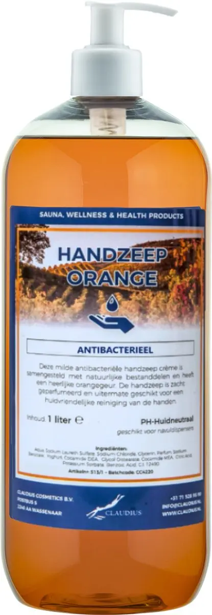 Splashbox Cosmetics Handzeep Orange 1L