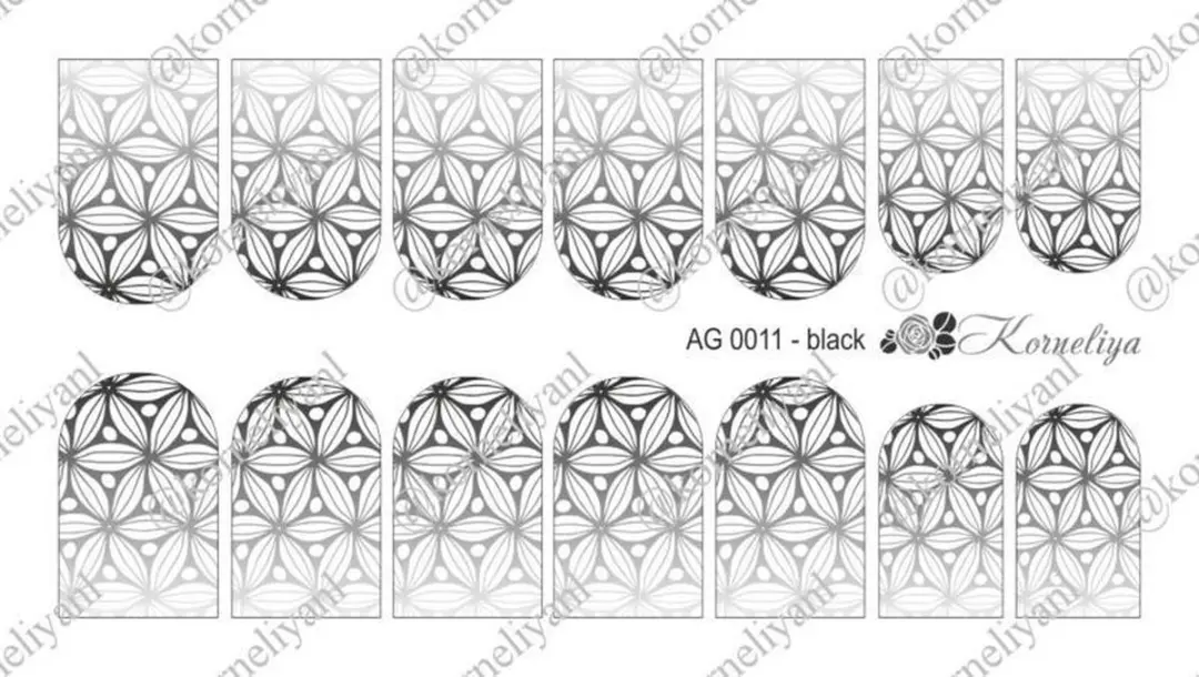 Korneliya Airbrush Waterdecal AG 0011