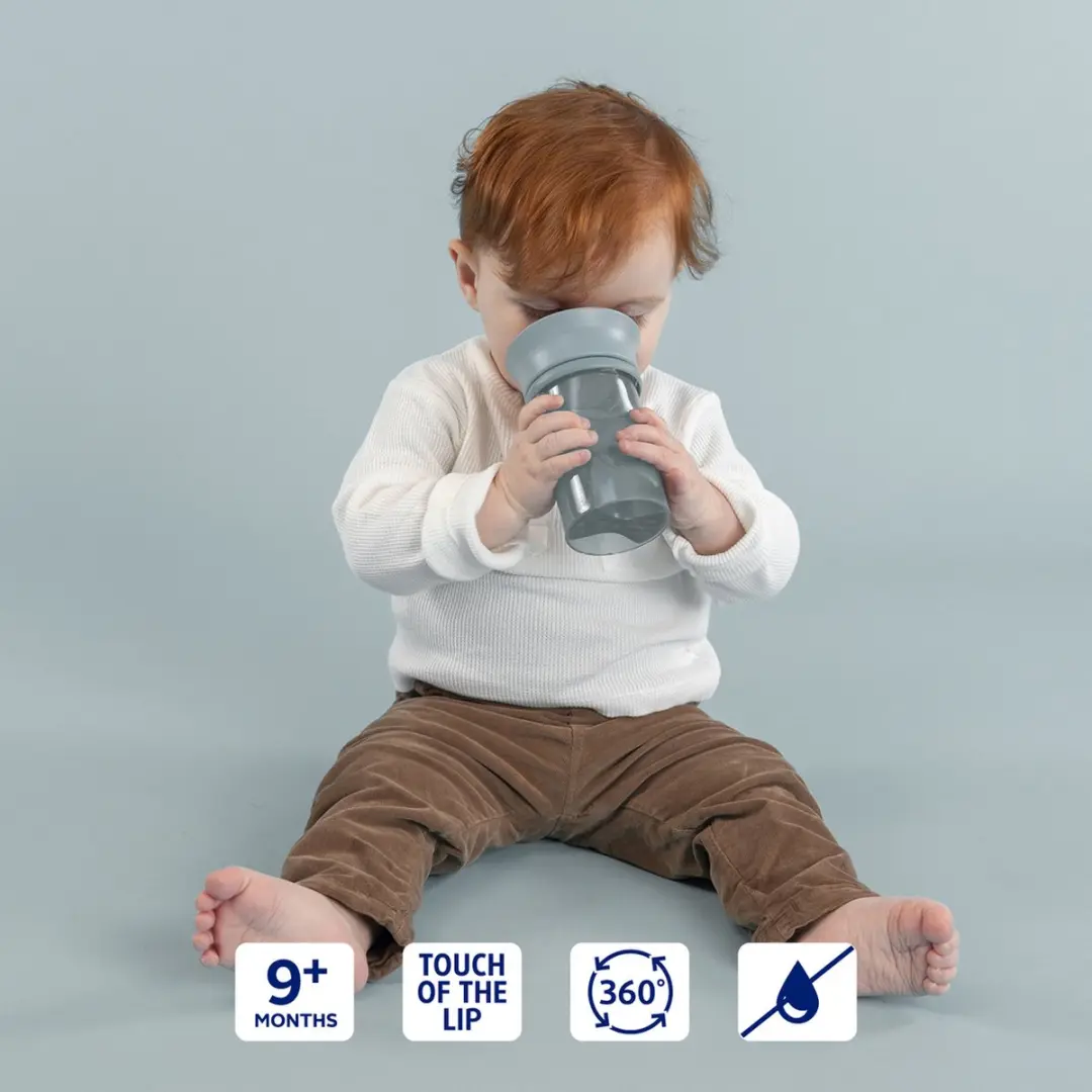 Difrax 360° Drinkbeker 250ml - Oranje