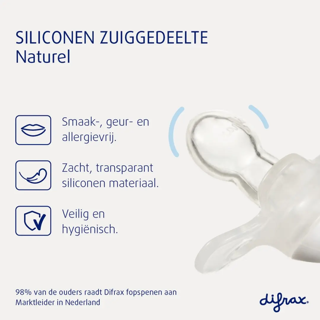 Difrax Natural Speen 12+ Maanden Glow in the Dark