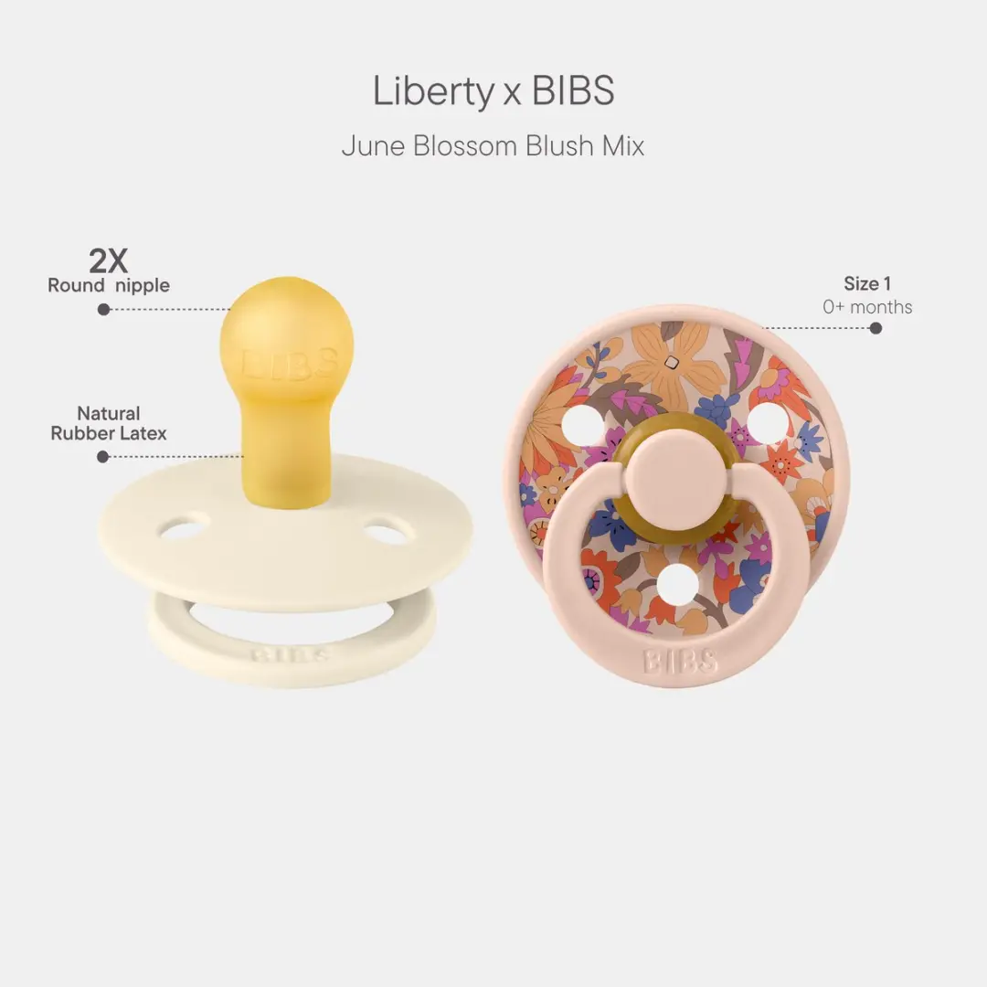 BIBS Colour Speen Maat 2 - 2 Stuks June Blossom Blush Mix