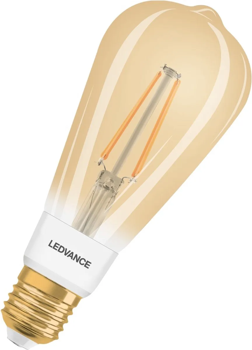 LEDVANCE Smart+ Edison Clear Filament Gold E27 - 6W - 2700K - afbeelding 6 van 6
