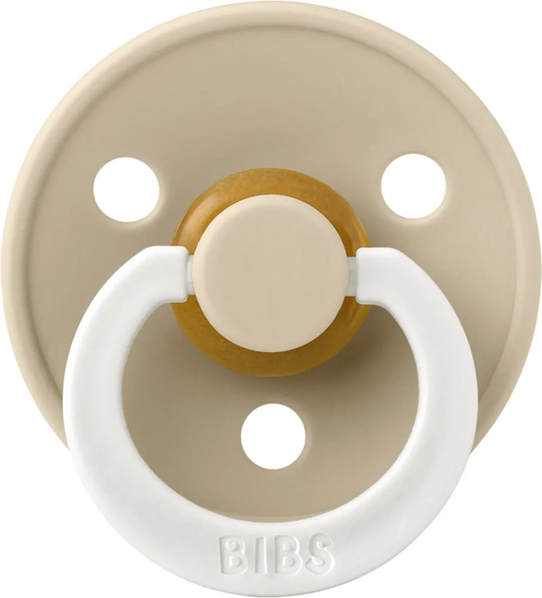 BIBS Fopspenen Maat 2 6-18 Maanden - 3 Stuks + Speenzakje - Glow Woodchuck/Blush/Vanilla