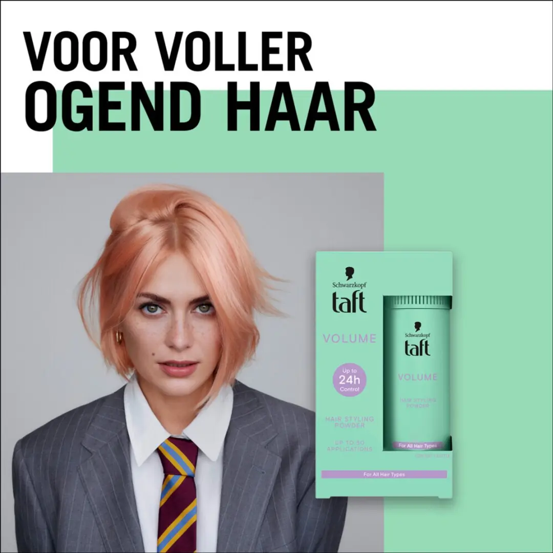 Taft True Volume Haarpoeder 10g - Turquoise/Paars