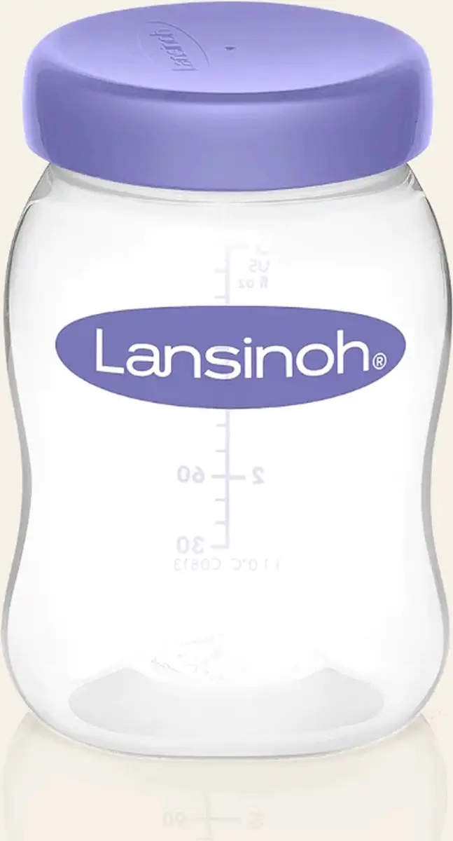 Lansinoh Natural Wave Bewaarflesjes 160ml - 4 Stuks - afbeelding 6 van 6
