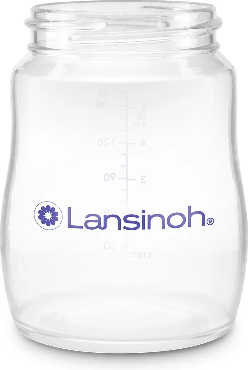 Lansinoh Natural Wave Bewaarflesjes 160ml - 4 Stuks