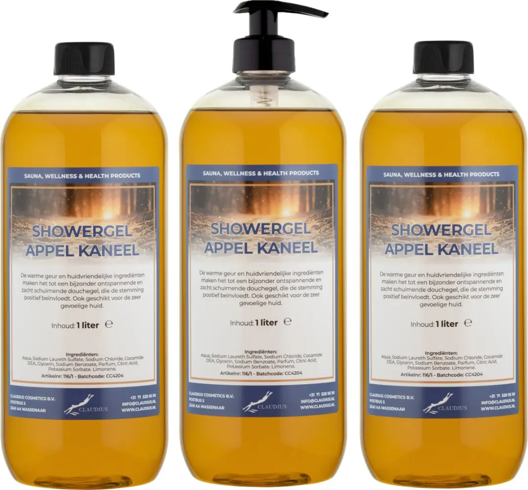 Splashbox Cosmetics Douchegel Appel-Kaneel 1L