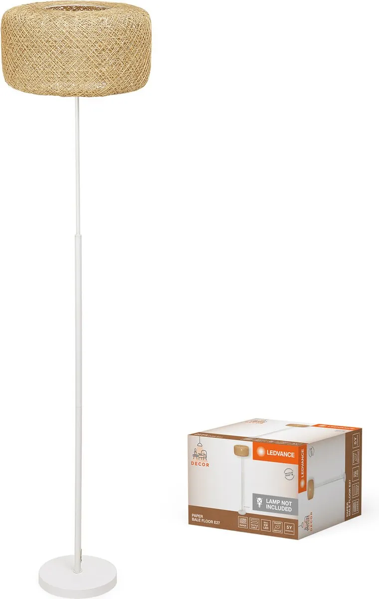 LEDVANCE Decor Paper Bale Vloerlamp - Beige