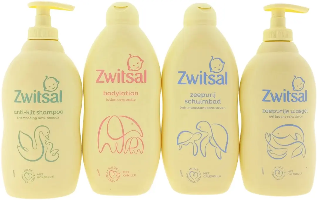 Zwitsal Baby Verzorgingsset 4x400ml