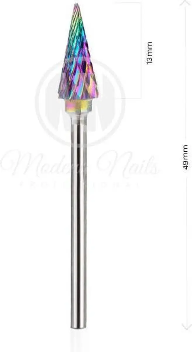 Modena Nails Cone Drill Expert Opzetstuk - Regenboog