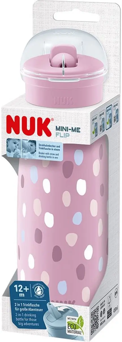 NUK Mini-Me Flip 2-in-1 Babyfles 450ml